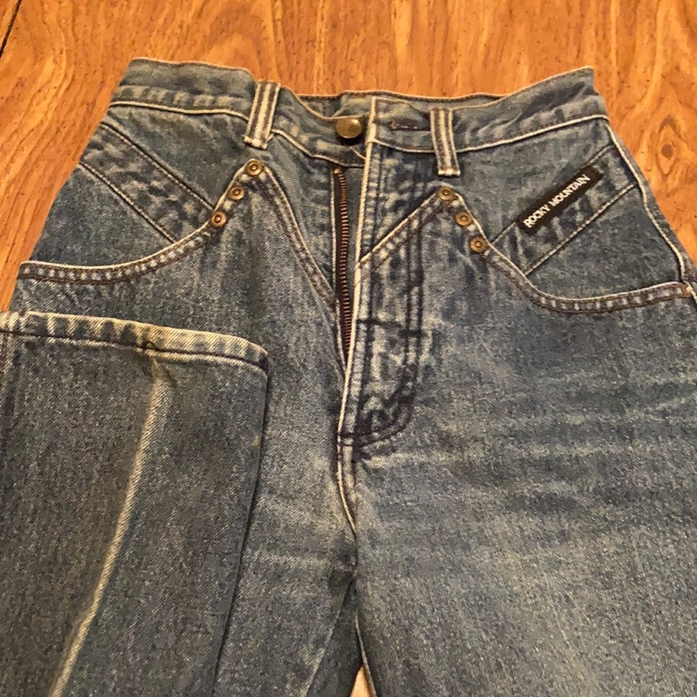 Vintage Rockies blue jeans